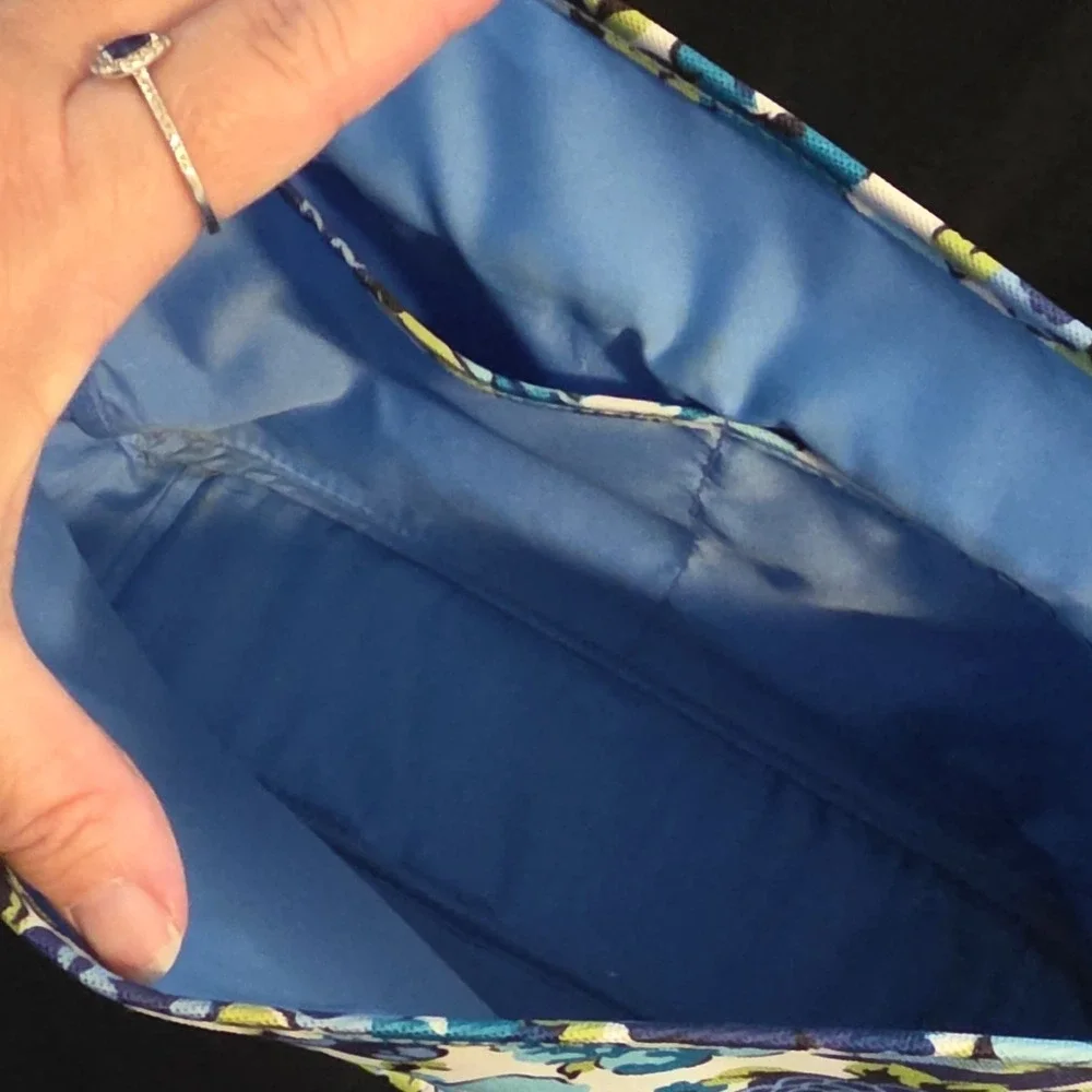 Vera Bradley‎ Blueberry Blooms Crossbody Messager Bag